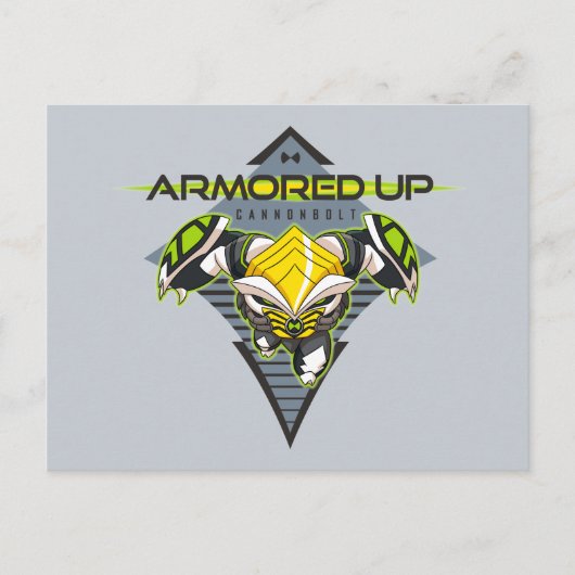 Armored Up - Omni-Kix Cannonbolzen Einladungspostkarte (Vorderseite)