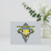 Armored Up - Omni-Kix Cannonbolzen Einladungspostkarte (Stehend Vorderseite)