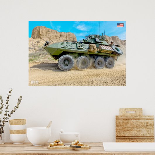 ARMORIERTER PERSONENBEFÖRDERER - LAV-25 POSTER (Küche)