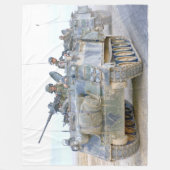 ARMORIERTER PERSONENBEFÖRDERER - M113 FLEECEDECKE (Vorderseite)