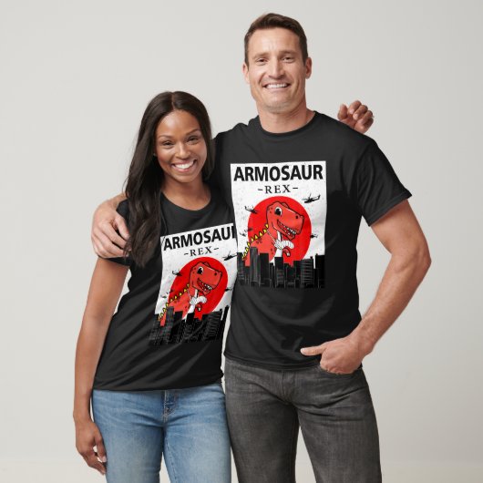 Armosaur Rex Dinosaurier Funny wird gut gebrochen  T-Shirt (Unisex)