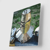 Armour Quadratische Wanduhr (Winkel)