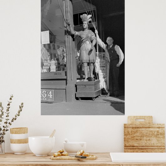 Armpit Karo, 1930er Poster (Küche)