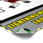 Armpit Lightning Warning Poster (Ecke)