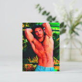 Armpits & Abs Postkarte (Stehend Vorderseite)