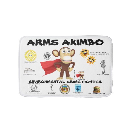 ARMSAKIMBO 2 kids Badematte (Vorderseite)