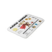 ARMSAKIMBO 2 Kinder Badematte (Schrägansicht)