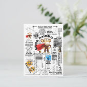 ARMSAKIMBO 2 POSTKARTE (Stehend Vorderseite)