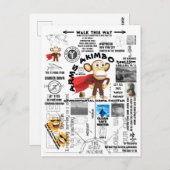 ARMSAKIMBO 2 POSTKARTE (Vorne/Hinten)