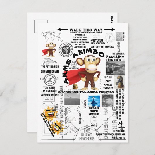 ARMSAKIMBO 2 POSTKARTE (Vorne/Hinten)