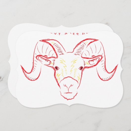 Armskizze Einladung (Vorne/Hinten)