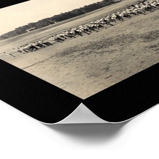 Armstrong Boxing Class Foto 1918 Poster (Ecke)