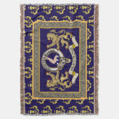 Armstrong Clan Abzeichen Blau Decke (Vorderseite Vertikal)