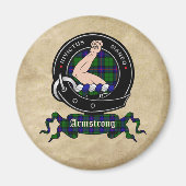 Armstrong Clan Abzeichen Magnete Magnet (Vorne)
