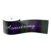 Armstrong-Clan karierter schottischer Tartan Ripsband (Spule)
