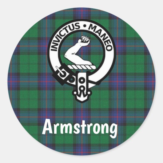 Armstrong Clan Sticker (Vorderseite)