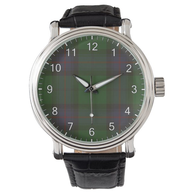 Armstrong Clan Tartan Armbanduhr (Vorderseite)