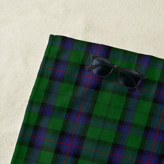 Armstrong Clan Tartan Kariert Mongram Beach Handtu Strandtuch (Beispiel)