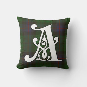 Armstrong Clan Tartan Monogram Kissen