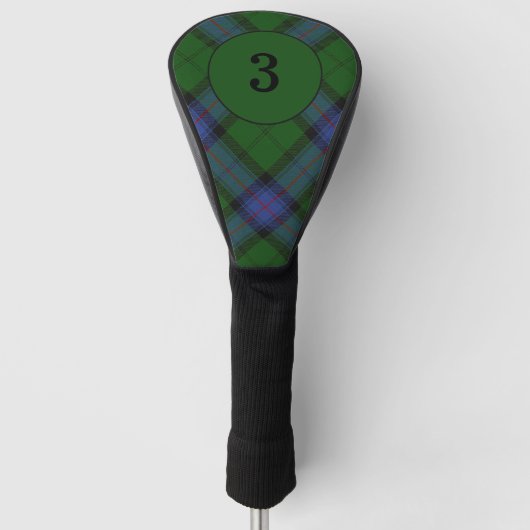 Armstrong Clan Tartan Scottish Kariert Pattern Golf Headcover (Vorderseite)