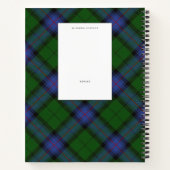 Armstrong Clan Tartan Scottish Kariert Pattern Notizblock (Rückseite)