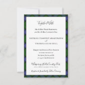 Armstrong Clan Tartan Scottish Plaid Einladung (Vorderseite)