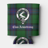 Armstrong Crest Badge and Tartan Dosenkühler (Vorderseite)