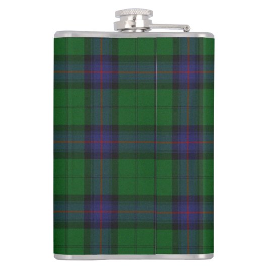 Armstrong Crest Badge and Tartan Flachmann (Rückseite)