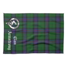 Armstrong Crest Badge and Tartan