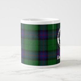 Armstrong Crest Badge and Tartan Jumbo-Tasse