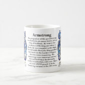 Armstrong-Familien-Wappen Tasse (Mittel)