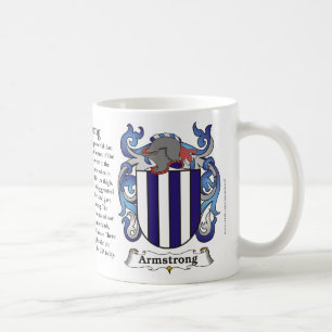 Armstrong-Familien-Wappen Tasse
