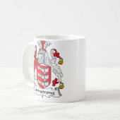 Armstrong-Familienwappen Kaffeetasse (Vorderseite Links)