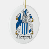 Armstrong-Familienwappen Keramik Ornament (Rechts)