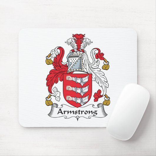 Armstrong-Familienwappen Mousepad (Mit Mouse)