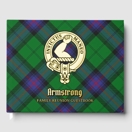 Armstrong Family Wiedersehen Gästebuch (Vorderseite)