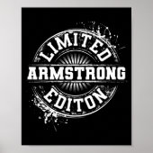 Armstrong Funny Surname Family Tree Birthday Reuni Poster (Vorne)