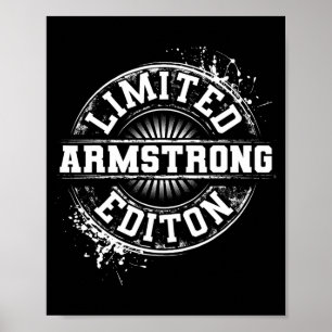 Armstrong Lustiger Familienname Familienstammbaum Poster