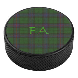Armstrong Offizieller Clan Tartan mit Ihren Initia Eishockey Puck