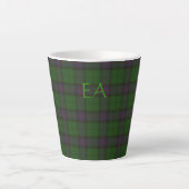 Armstrong Offizieller Clan Tartan mit Ihren Initia Milchtasse (Vorderseite)