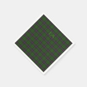 Armstrong Offizieller Clan Tartan mit Ihren Initia Serviette (Ecke)