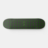 Armstrong Offizieller Clan Tartan mit Ihren Initia Skateboard (Horizontal)