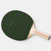 Armstrong Offizieller Clan Tartan mit Ihren Initia Tischtennis Schläger (Seitenansicht)