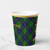 Armstrong Personalisiert Tartan Christmas Pappbecher (Rechts)