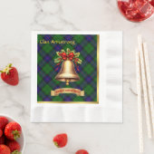 Armstrong Personalisiert Tartan Christmas Serviette (Beispiel)