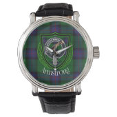 Armstrong Scottish Clan Tartan & Wappen Armbanduhr (Vorderseite)