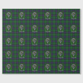 Armstrong Scottish Clan Tartan & Wappen Geschenkpapier (Flach)