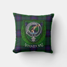 Armstrong Scottish Clan Tartan Wappen Kissen