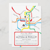 Armstrong speichert die Daten Save The Date (Vorne/Hinten)