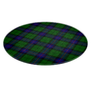 Armstrong-Tartan blau-grün kariert Schneidebrett